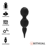 RITHUAL - RECHARGEABLE VIBRATING KEGEL BALLS NISHA ORCHID